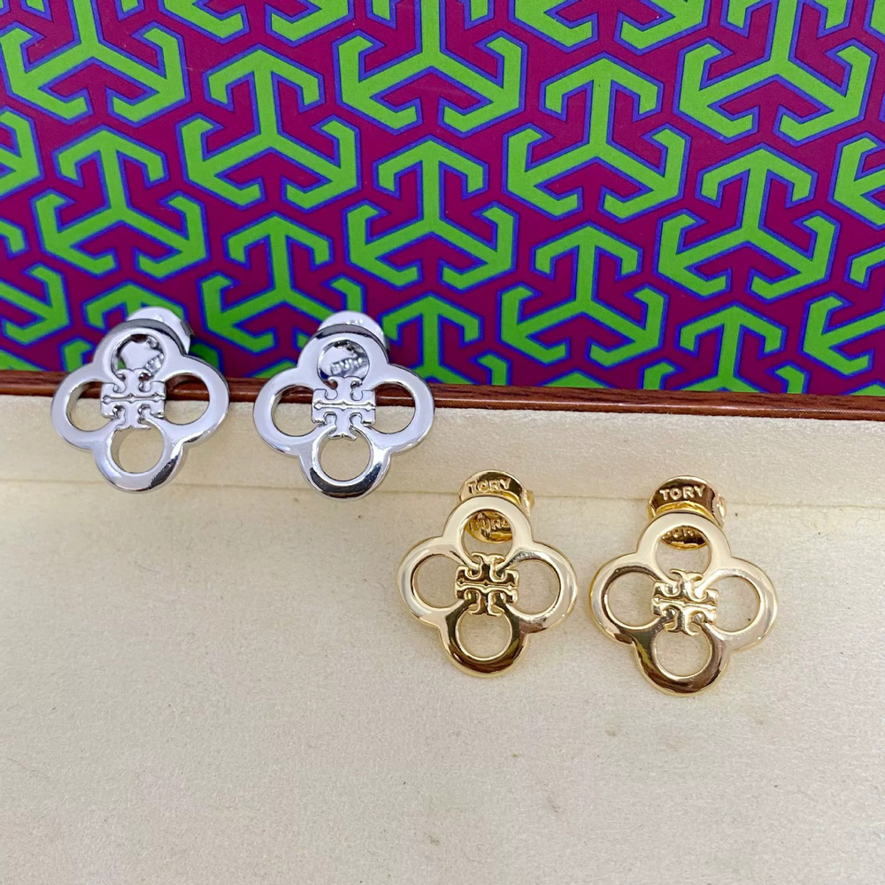 Tory Burch Geometric Hollow Earrings